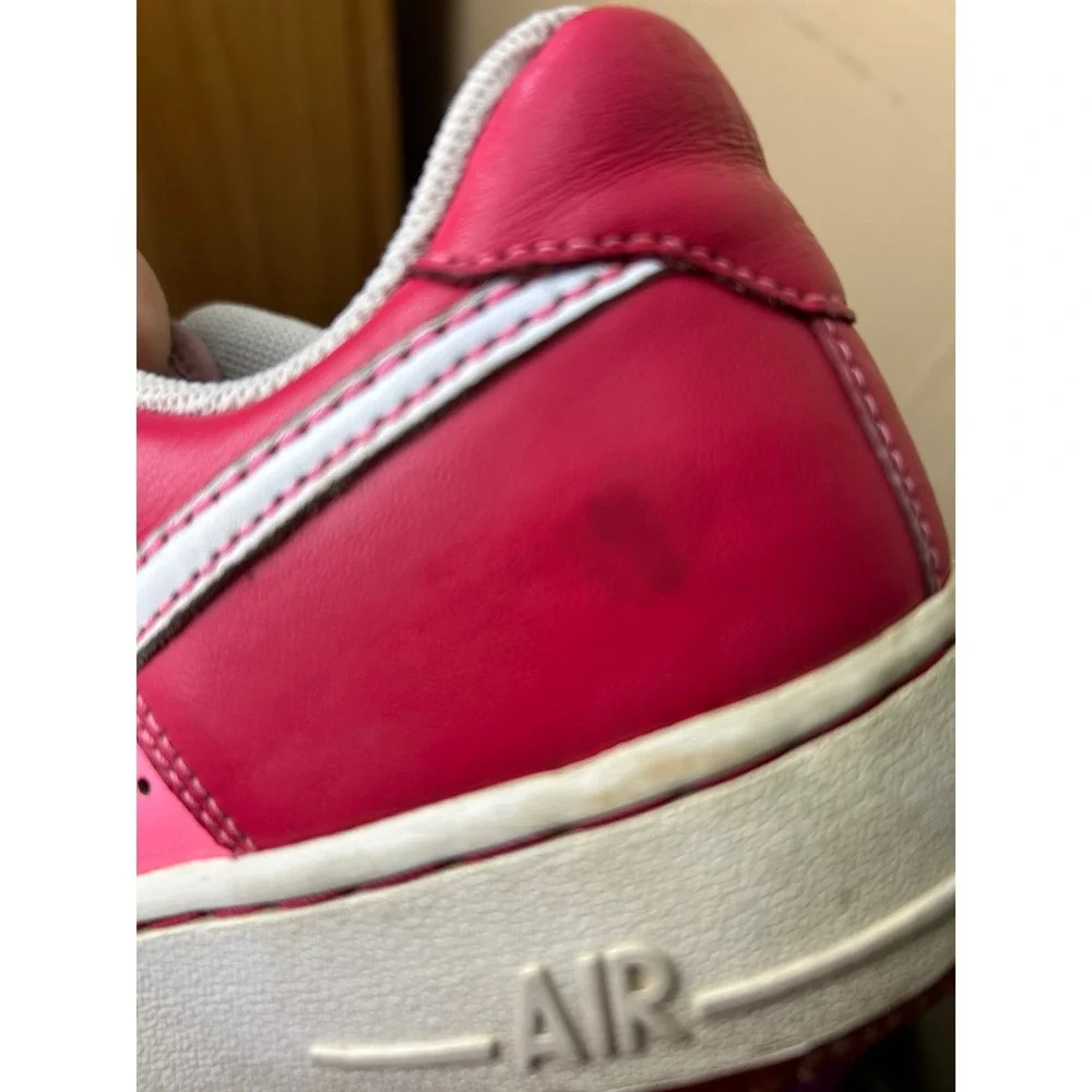 Nike Air Force 1 Low Pink Red White Sneakers Shoes‎